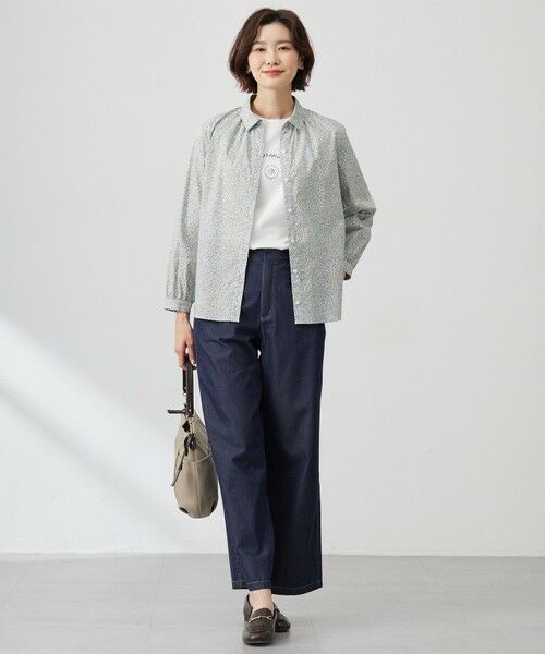 J.PRESS / ジェイプレス シャツ・ブラウス | 【洗える】Liberty シャツカラー スキッパー ブラウス | 詳細13