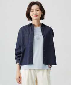 J.PRESS / ジェイプレス シャツ・ブラウス | 【洗える】5ozバージラコンパクト デニムシャツ
