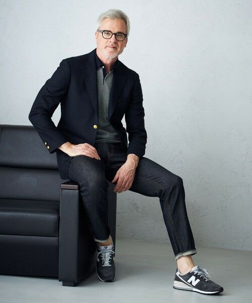 J.PRESS / ジェイプレス テーラードジャケット | 【定番 / 不朽の名作】ペピンメリノトロピカル 紺ブレザー / 金釦 / 背抜き / Authentic-Fit | 詳細8