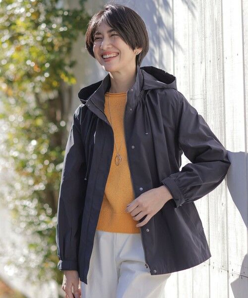 J.PRESS/ジェイプレス 【撥水・洗える】Artirosa テントライン ショート丈 コート ネイビー系 11 J.PRESS/ジェイプレス 【撥水・洗える】Artirosa テントライン ショート丈 コート ネイビー系 11