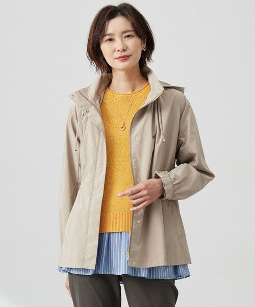 J.PRESS/ジェイプレス 【撥水・洗える】Artirosa テントライン ショート丈 コート モカ系 9 J.PRESS/ジェイプレス 【撥水・洗える】Artirosa テントライン ショート丈 コート モカ系 9