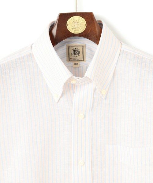 J.PRESS / ジェイプレス シャツ・ブラウス | 【WEB・一部店舗限定】コットンリネンマルチストライプ シャツ / B.D. | 詳細3