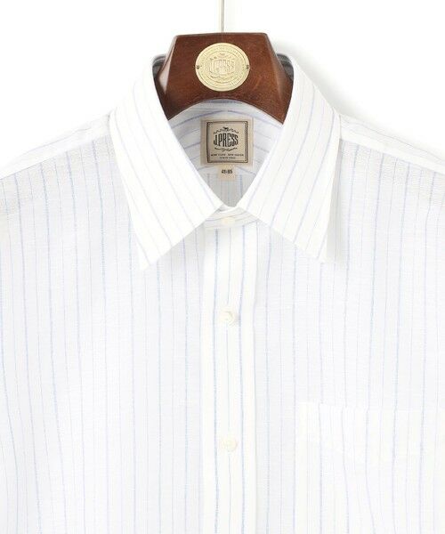 J.PRESS / ジェイプレス シャツ・ブラウス | 【WEB・一部店舗限定】コットンリネンオルタネートストライプ シャツ / レギュラー | 詳細3