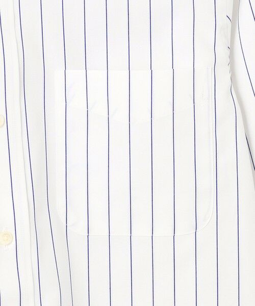 J.PRESS / ジェイプレス シャツ・ブラウス | 【PREMIUM PLEATS / 形態安定】スーピマコットンボールドストライプ ドレスシャツ / B.D. | 詳細4
