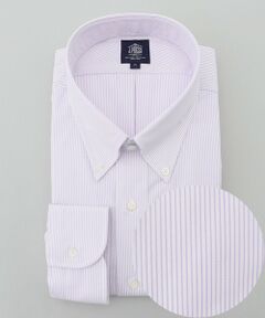 J.PRESS / ジェイプレス シャツ・ブラウス | 【KING SIZE】【PREMIUM PLEATS / 形態安定】マイクロストライプ ドレスシャツ / B.D.