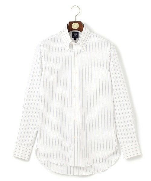 J.PRESS / ジェイプレス シャツ・ブラウス | 【KING SIZE】【PREMIUM PLEATS / 形態安定】スーピマコットンボールドストライプ ドレスシャツ / B.D. | 詳細1