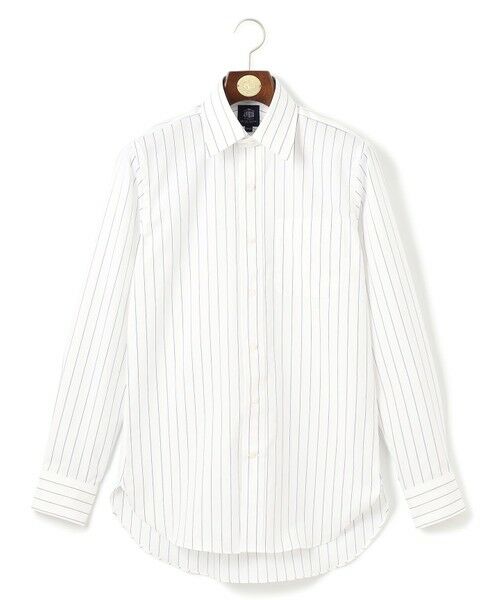 J.PRESS / ジェイプレス シャツ・ブラウス | 【KING SIZE】【PREMIUM PLEATS / 形態安定】スーピマコットンボールドストライプ ドレスシャツ / レギュラー | 詳細1