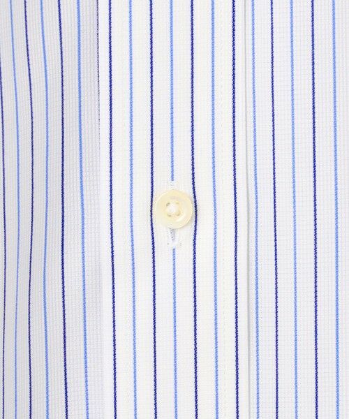 J.PRESS / ジェイプレス シャツ・ブラウス | 【KING SIZE】【PREMIUM PLEATS / 形態安定】スーピマコットンパナマストライプ ドレスシャツ / B.D. | 詳細9