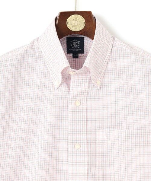 J.PRESS / ジェイプレス シャツ・ブラウス | 【KING SIZE】【PREMIUM PLEATS / 形態安定】スーピマコットンファンシーチェック ドレスシャツ / B.D. | 詳細3