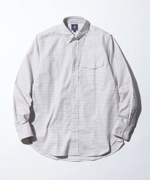 J.PRESS/ジェイプレス 【定番 / 不変の品格】タッターソール シャツ / ボタンダウン レッド系3 L J.PRESS/ジェイプレス 【定番 / 不変の品格】タッターソール シャツ / ボタンダウン レッド系3 L