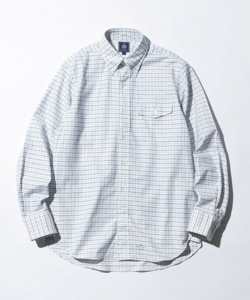 J.PRESS/ジェイプレス 【定番 / 不変の品格】タッターソール シャツ / ボタンダウン ネイビー系3 L J.PRESS/ジェイプレス 【定番 / 不変の品格】タッターソール シャツ / ボタンダウン ネイビー系3 L