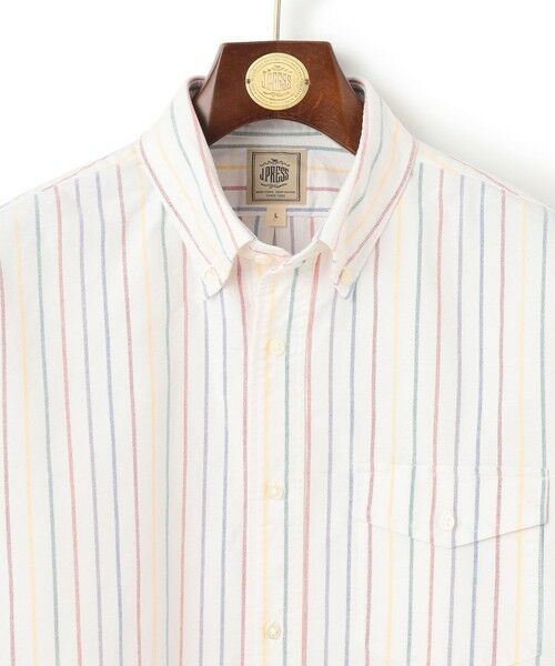 J.PRESS / ジェイプレス シャツ・ブラウス | 【KING SIZE】コットンオックス マルチストライプ シャツ / ボタンダウン | 詳細7