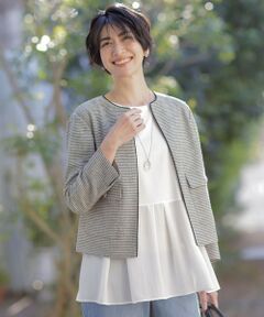 J.PRESS / ジェイプレス その他アウター | 【洗える】Calameraリングメッシュ ジャケット