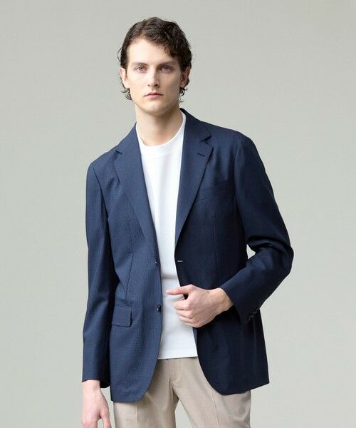 J.PRESS/ジェイプレス 【WEB・一部店舗限定】フェザーライトタッチ ジャケット ネイビー系4 M J.PRESS/ジェイプレス 【WEB・一部店舗限定】フェザーライトタッチ ジャケット ネイビー系4 M