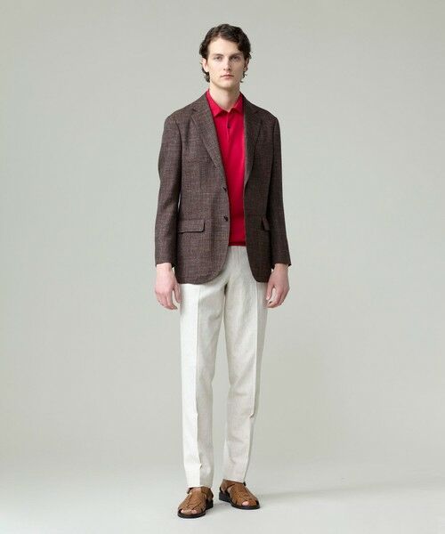 J.PRESS / ジェイプレス テーラードジャケット | 【WEB・一部店舗限定】フレーキーシルクリネン ジャケット | 詳細1