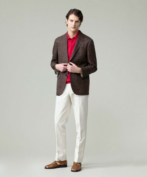 J.PRESS / ジェイプレス テーラードジャケット | 【WEB・一部店舗限定】フレーキーシルクリネン ジャケット | 詳細2