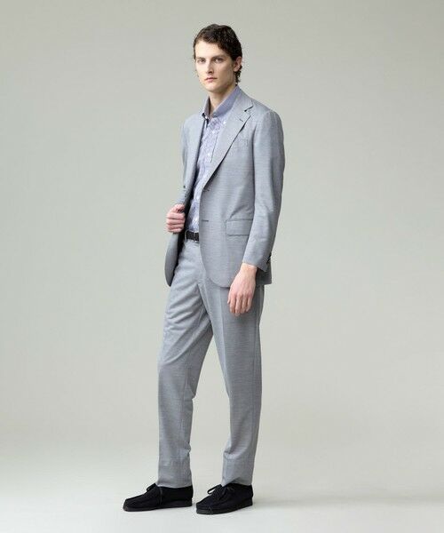 J.PRESS / ジェイプレス テーラードジャケット | プールに浮いているような快適な着心地【ストレッチ / 洗える / 吸水速乾/ 接触冷感】【J.PRESS-POOL WOOL】ジャージーセットアップ ジャケット | 詳細3