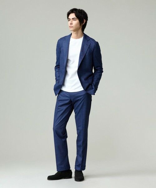 J.PRESS / ジェイプレス テーラードジャケット | プールに浮いているような快適な着心地【ストレッチ / 洗える / 吸水速乾/ 接触冷感】【J.PRESS-POOL WOOL】ジャージーセットアップ ジャケット | 詳細10