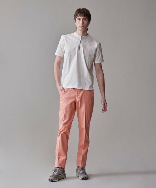 J.PRESS / ジェイプレス カットソー | シルケット天竺ヘンリーネック Tシャツ | 詳細2