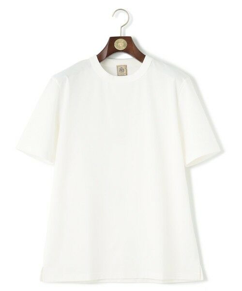 J.PRESS / ジェイプレス カットソー | シルクのような光沢感の上品Tシャツ【UVカット / 接触冷感 / 吸水速乾】【J.PRESS PREMIUM JERSEY】ポンチクルーネック Tシャツ | 詳細4