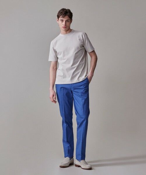 J.PRESS / ジェイプレス カットソー | シルクのような光沢感の上品Tシャツ【UVカット / 接触冷感 / 吸水速乾】【J.PRESS PREMIUM JERSEY】ポンチクルーネック Tシャツ | 詳細6