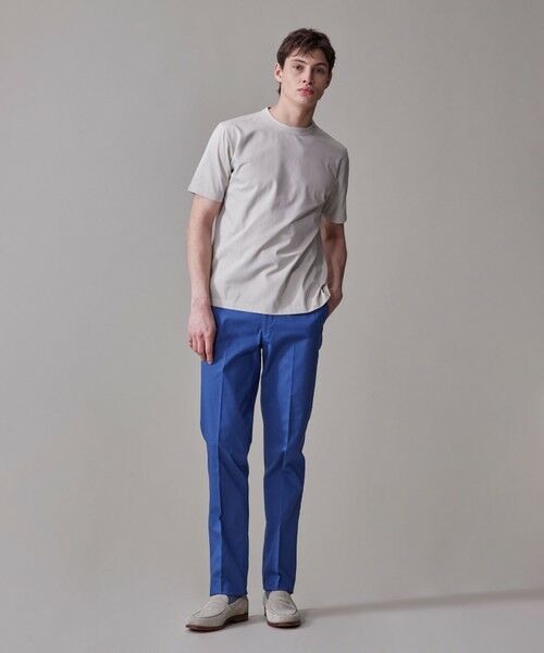 J.PRESS / ジェイプレス カットソー | シルクのような光沢感の上品Tシャツ【UVカット / 接触冷感 / 吸水速乾】【J.PRESS PREMIUM JERSEY】ポンチクルーネック Tシャツ | 詳細7