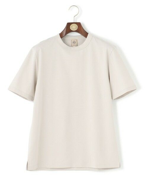 J.PRESS / ジェイプレス カットソー | シルクのような光沢感の上品Tシャツ【UVカット / 接触冷感 / 吸水速乾】【J.PRESS PREMIUM JERSEY】ポンチクルーネック Tシャツ | 詳細9