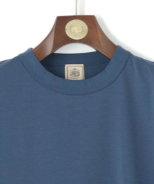 J.PRESS / ジェイプレス カットソー | シルクのような光沢感の上品Tシャツ【UVカット / 接触冷感 / 吸水速乾】【J.PRESS PREMIUM JERSEY】ポンチクルーネック Tシャツ | 詳細14