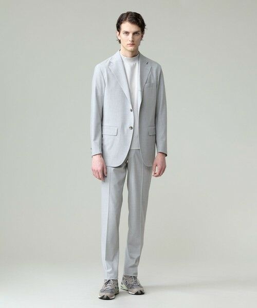 J.PRESS / ジェイプレス カットソー | シルクのような光沢感の上品Tシャツ【UVカット / 接触冷感 / 吸水速乾】【J.PRESS PREMIUM JERSEY】ポンチモックネック Tシャツ | 詳細9