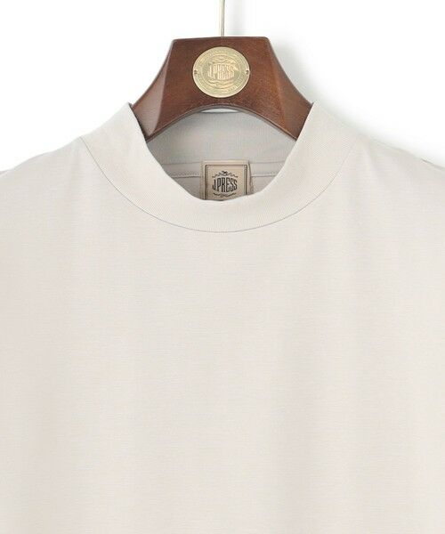 J.PRESS / ジェイプレス カットソー | シルクのような光沢感の上品Tシャツ【UVカット / 接触冷感 / 吸水速乾】【J.PRESS PREMIUM JERSEY】ポンチモックネック Tシャツ | 詳細16