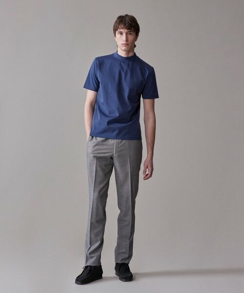 J.PRESS / ジェイプレス カットソー | シルクのような光沢感の上品Tシャツ【UVカット / 接触冷感 / 吸水速乾】【J.PRESS PREMIUM JERSEY】ポンチモックネック Tシャツ | 詳細22