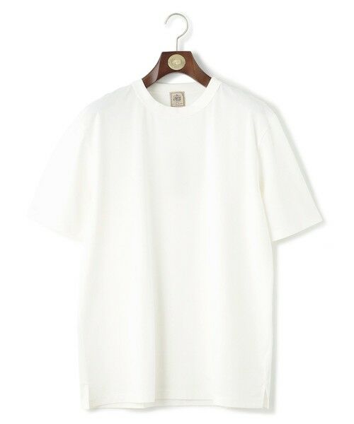 J.PRESS/ジェイプレス 【KING SIZE】【UVカット / 接触冷感 / 吸水速乾 / ビジネス対応】【J.PRESS PREMIUM JERSEY】ポンチクルーネック Tシャツ ホワイト系 4L J.PRESS/ジェイプレス 【KING SIZE】【UVカット / 接触冷感 / 吸水速乾 / ビジネス対応】【J.PRESS PREMIUM JERSEY】ポンチクルーネック Tシャツ ホワイト系 4L