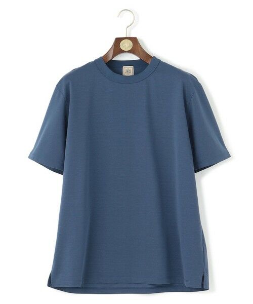 J.PRESS/ジェイプレス 【KING SIZE】【UVカット / 接触冷感 / 吸水速乾 / ビジネス対応】【J.PRESS PREMIUM JERSEY】ポンチクルーネック Tシャツ ブルー系 5L J.PRESS/ジェイプレス 【KING SIZE】【UVカット / 接触冷感 / 吸水速乾 / ビジネス対応】【J.PRESS PREMIUM JERSEY】ポンチクルーネック Tシャツ ブルー系 5L