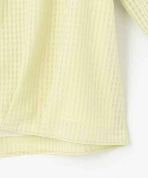 J.PRESS / ジェイプレス カットソー | 【洗える】コットンブレンドチェック バンドカラー カットソー | 詳細9