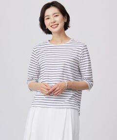 J.PRESS / ジェイプレス カットソー | 【洗える】スムースジャージー ボーダー カットソー