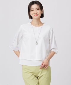 J.PRESS / ジェイプレス カットソー | 【洗える】トリコットジャージー カットソー