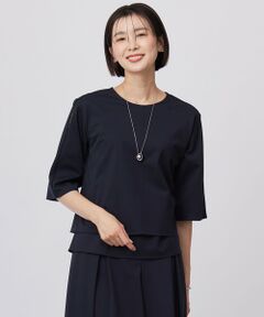 J.PRESS / ジェイプレス カットソー | 【洗える】トリコットジャージー カットソー