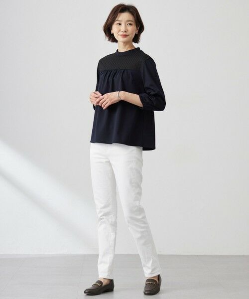 J.PRESS / ジェイプレス カットソー | 【洗える】プレーティングジャージー モックネックカットソー | 詳細18