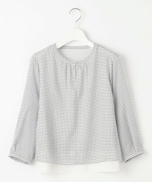 J.PRESS / ジェイプレス カットソー | チェックプリント カットソー | 詳細3