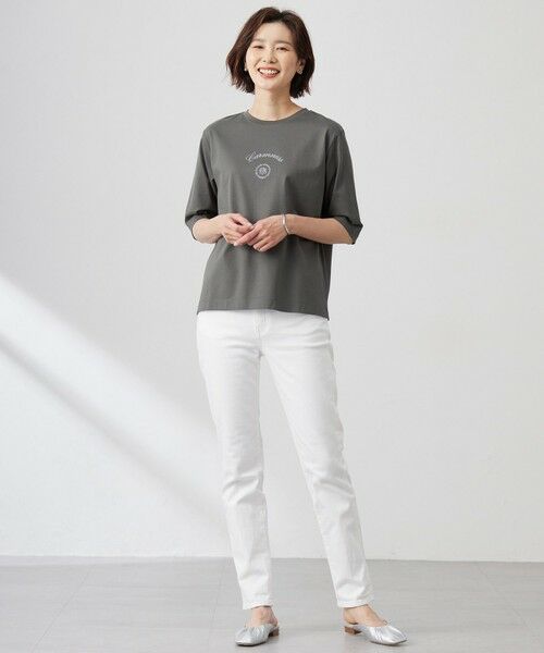 J.PRESS / ジェイプレス カットソー | カレッジロゴ Tシャツ | 詳細13