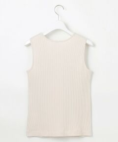 J.PRESS / ジェイプレス タンクトップ | 【洗える】リブ ノースリーブ カットソー