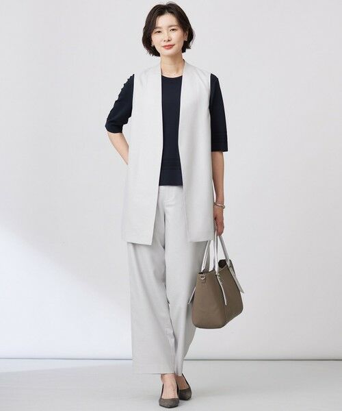 J.PRESS / ジェイプレス ニット・セーター | 【洗える】RAYON ELITE STRETCH クルーネック ニット | 詳細21