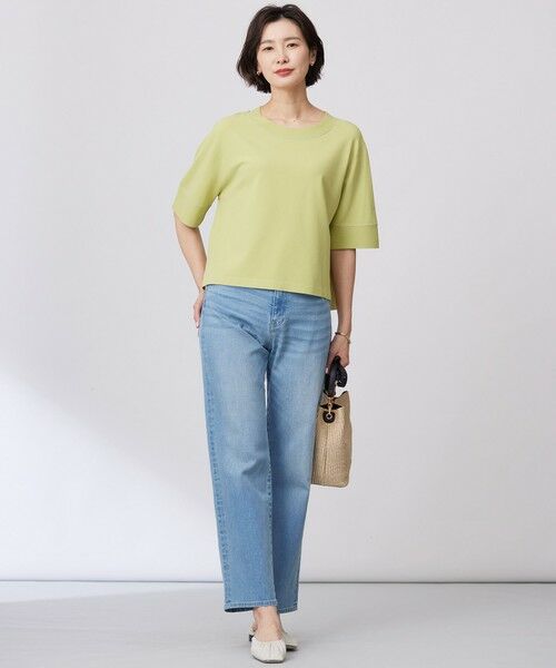 J.PRESS / ジェイプレス ニット・セーター | 【洗える】RAYON ELITE STRETCH ニットT | 詳細7