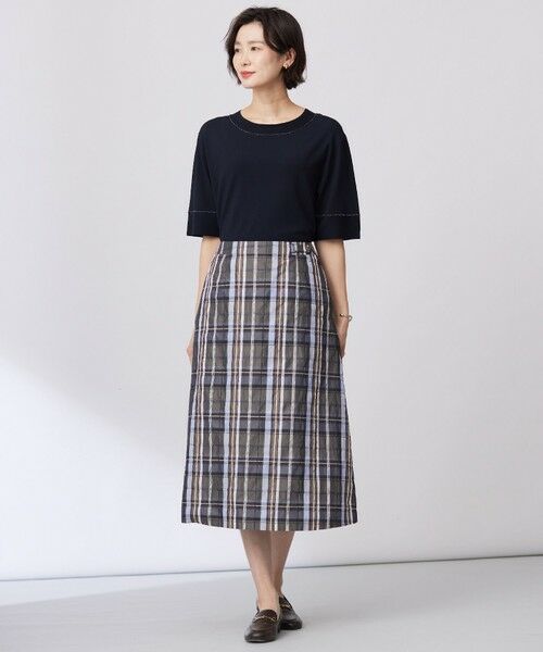 J.PRESS / ジェイプレス ニット・セーター | 【洗える】RAYON ELITE STRETCH ニットT | 詳細21