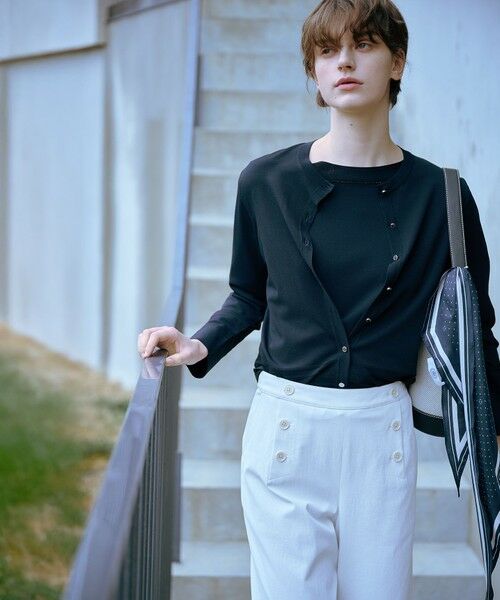 J.PRESS / ジェイプレス ニット・セーター | 【洗える】RAYON ELITE STRETCH ニットT | 詳細19