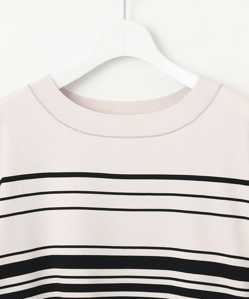 J.PRESS / ジェイプレス ニット・セーター | 【洗える】RAYON ELITE STRETCH ボーダー ニットT | 詳細6
