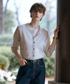 J.PRESS / ジェイプレス ニット・セーター | 【洗える】WINDY JACKET ニット ジャケット