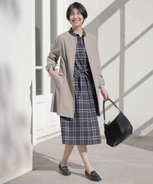 セール】 【WEB限定】洗えるドット ワンピース （ミニ丈・ひざ丈