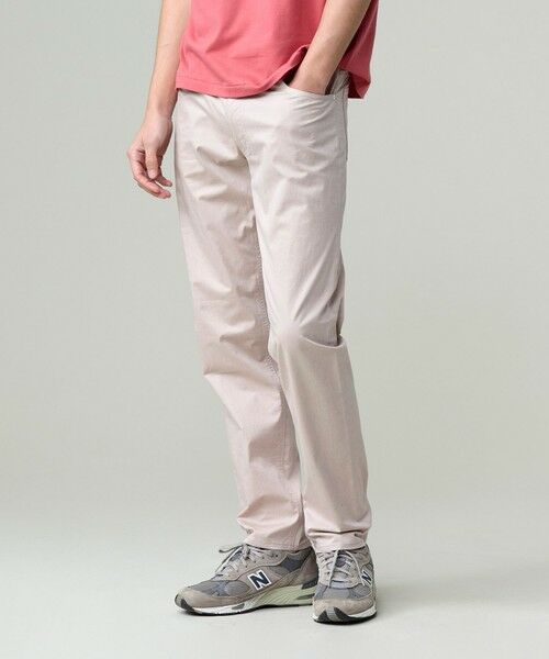 J.PRESS/ジェイプレス 【ストレッチ】シャンブレーストレッチツイル パンツ ベージュ系 90 J.PRESS/ジェイプレス 【ストレッチ】シャンブレーストレッチツイル パンツ ベージュ系 90