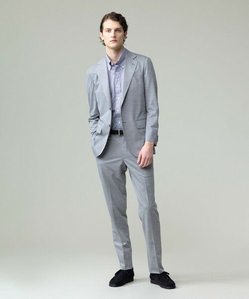 J.PRESS / ジェイプレス その他パンツ | プールに浮いているような快適な着心地【ストレッチ / 洗える / 吸水速乾/ 接触冷感】【J.PRESS-POOL WOOL】ジャージーセットアップ スラックス | 詳細1